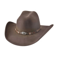 Bullhide OLD TOWN Chocolate Wool Felt Cowboy Hat 4" Brim Men’s Western - OriginalWestern.com