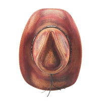 Bullhide ONLY ME Bangora Cowboy Straw Hat - Red - OriginalWestern.com