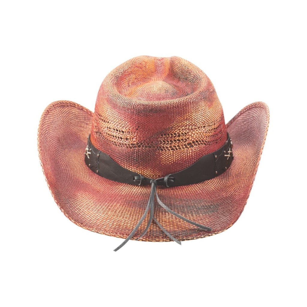 Bullhide ONLY ME Bangora Cowboy Straw Hat - Red - OriginalWestern.com