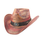 Bullhide ONLY ME Bangora Cowboy Straw Hat - Red - OriginalWestern.com