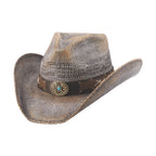 Bullhide ONLY ME Bangora Cowboy Straw Hat - Violet - OriginalWestern.com