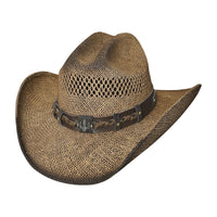 Bullhide OUT OF THE RANGE Toyo Straw Cowboy Hat - Pecan - OriginalWestern.com