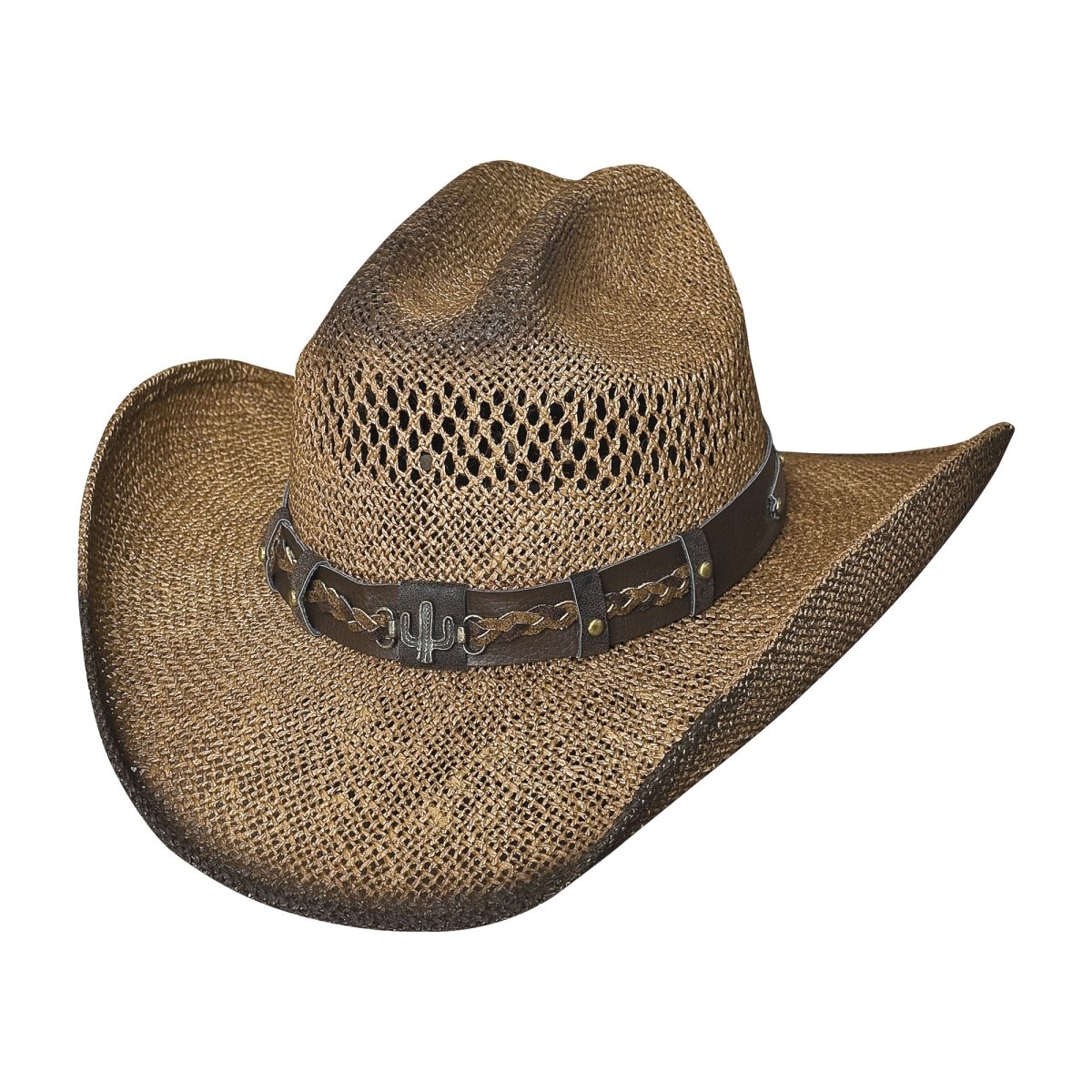 Bullhide OUT OF THE RANGE Toyo Straw Cowboy Hat - Pecan - OriginalWestern.com