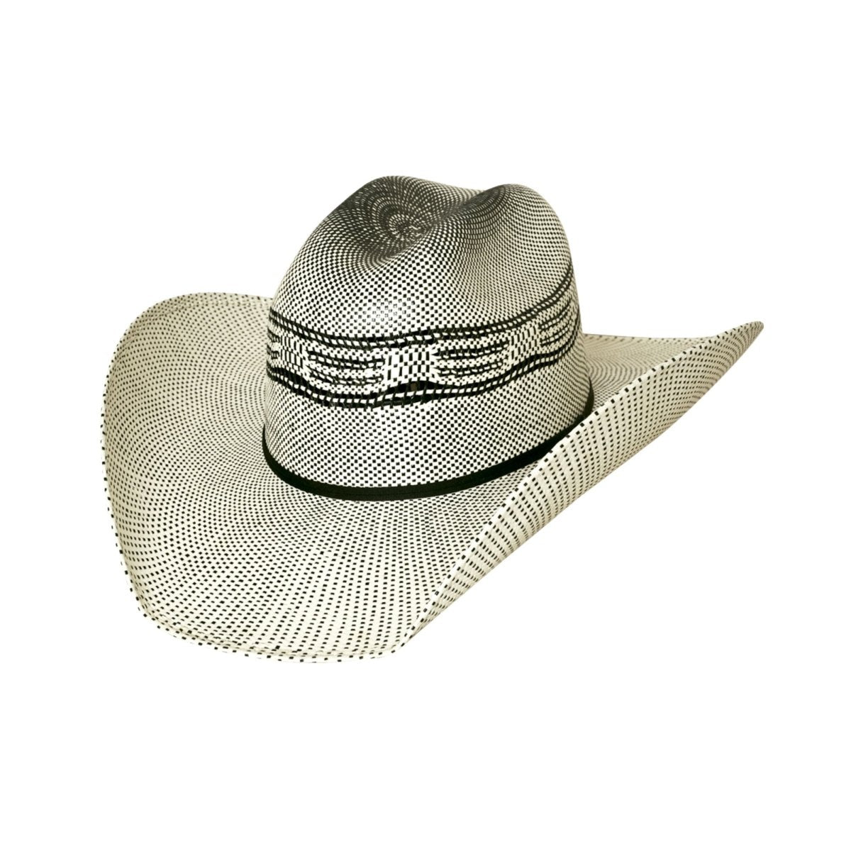 Bullhide REDNECK REASON 20X Bangora Cowboy Straw Hat - Black/Natural - OriginalWestern.com
