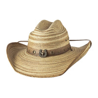 Bullhide RIDE OR DIE Palm Leaf Cowboy Straw Hat - OriginalWestern.com