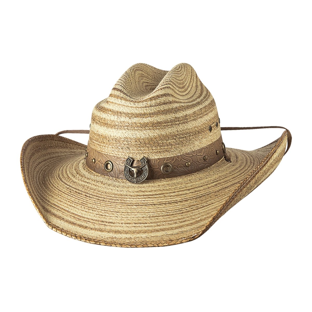 Bullhide RIDE OR DIE Palm Leaf Cowboy Straw Hat - OriginalWestern.com