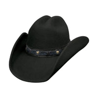 Bullhide RUNAWAY Black Wool Felt Cowboy Hat 3 7/8" Brim Men’s Western Ranch - OriginalWestern.com