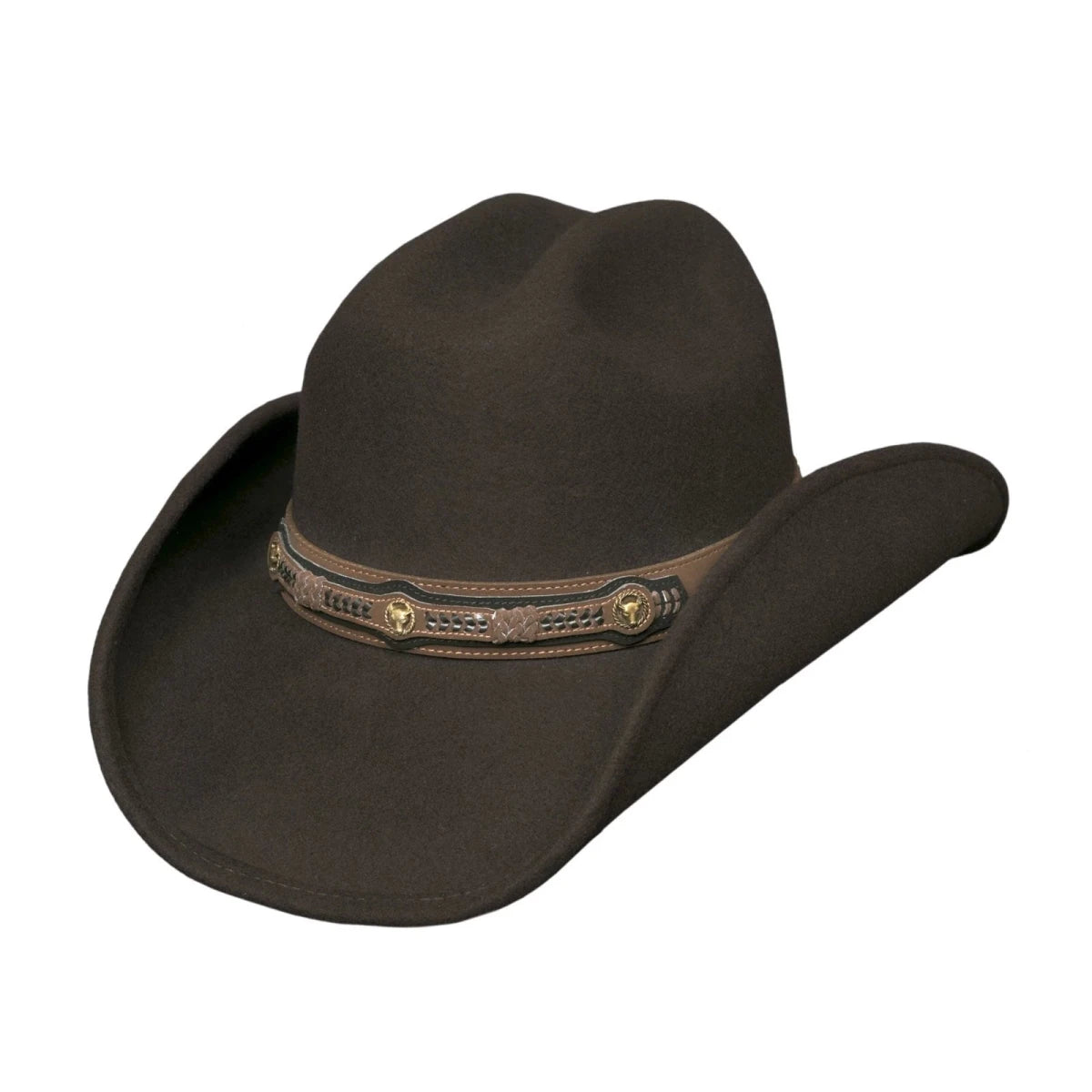 Bullhide RUNAWAY Chocolate Wool Felt Cowboy Hat 3 7/8" Brim Men’s Western - OriginalWestern.com