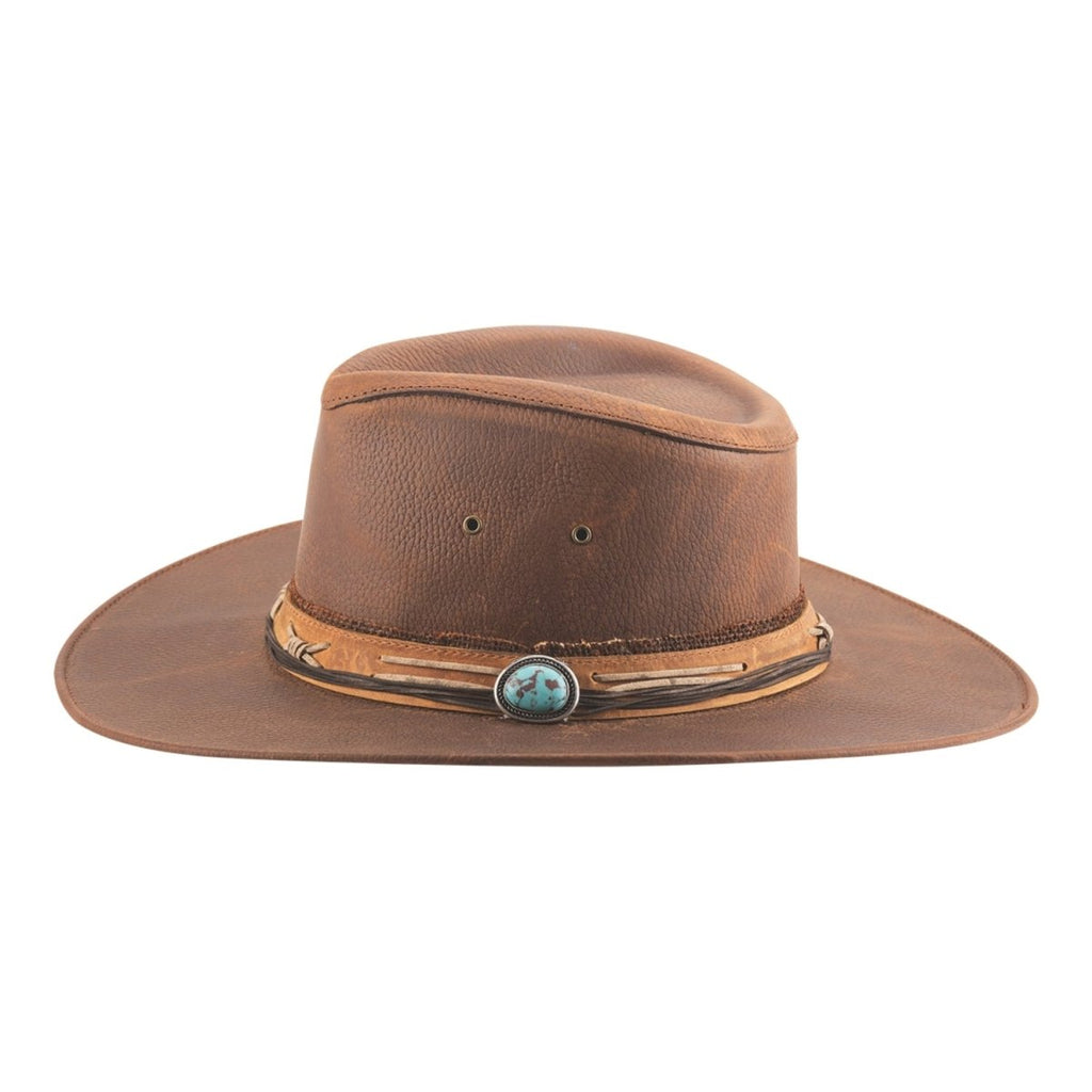 Bullhide SAVAGE LOVE Top Grain Leather Cowboy Hat - Camel - OriginalWestern.com