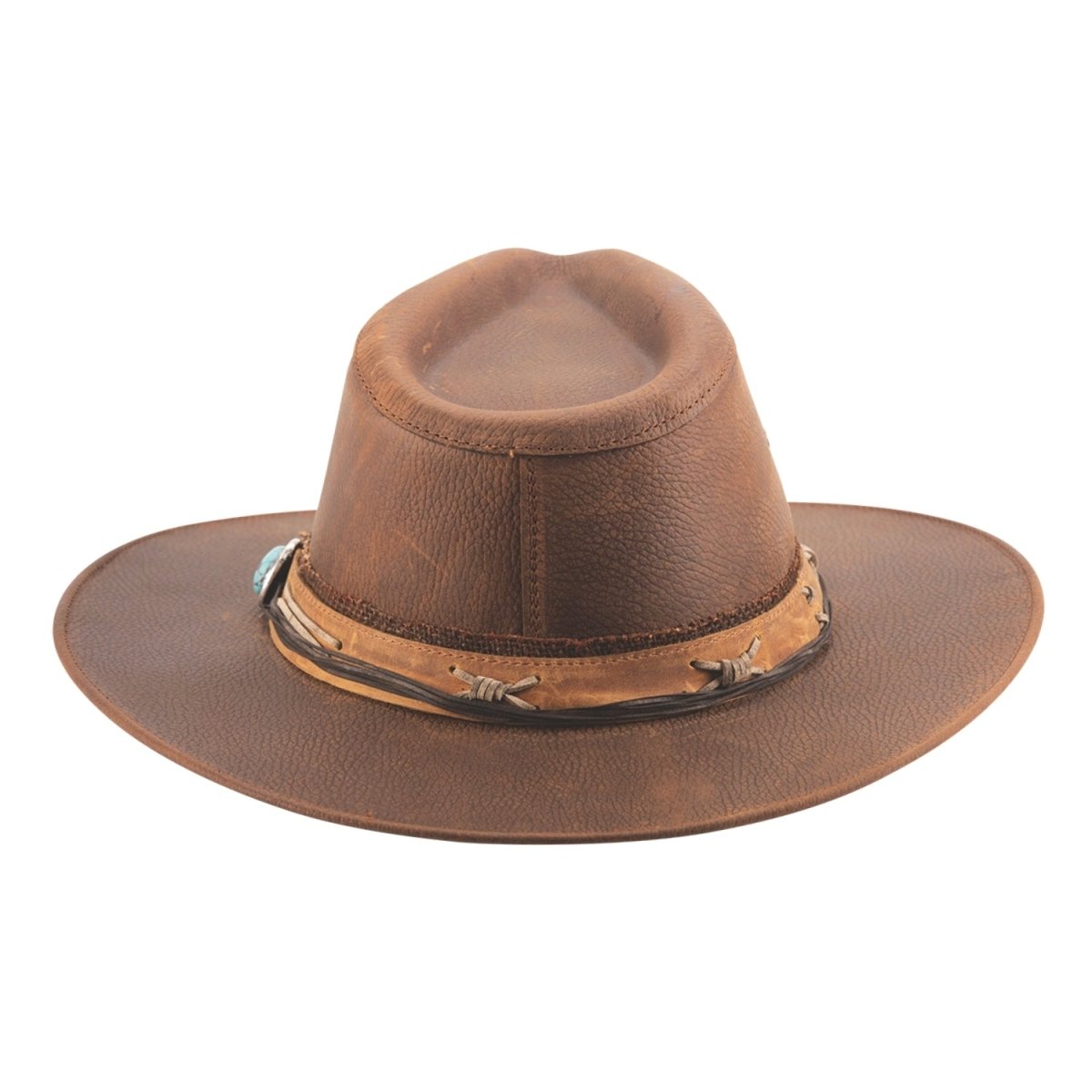 Bullhide SAVAGE LOVE Top Grain Leather Cowboy Hat - Camel - OriginalWestern.com