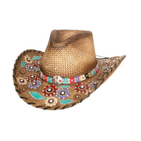 Bullhide SETTING THE WORLD Genuine Panama Cowboy Straw Hat - OriginalWestern.com