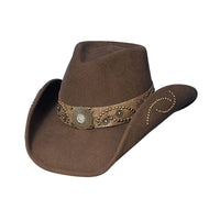 Bullhide SHEILA Premium Wool Felt Cowboy Hat - Chocolate - OriginalWestern.com