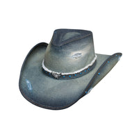 Bullhide SILVER WINGS Denim Cowboy Hat - Blue - OriginalWestern.com