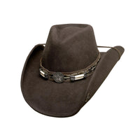 Bullhide Skynard Cowboy Hat Chocolate Wool Hairpipe Bone 3 3/4" S–XL - OriginalWestern.com