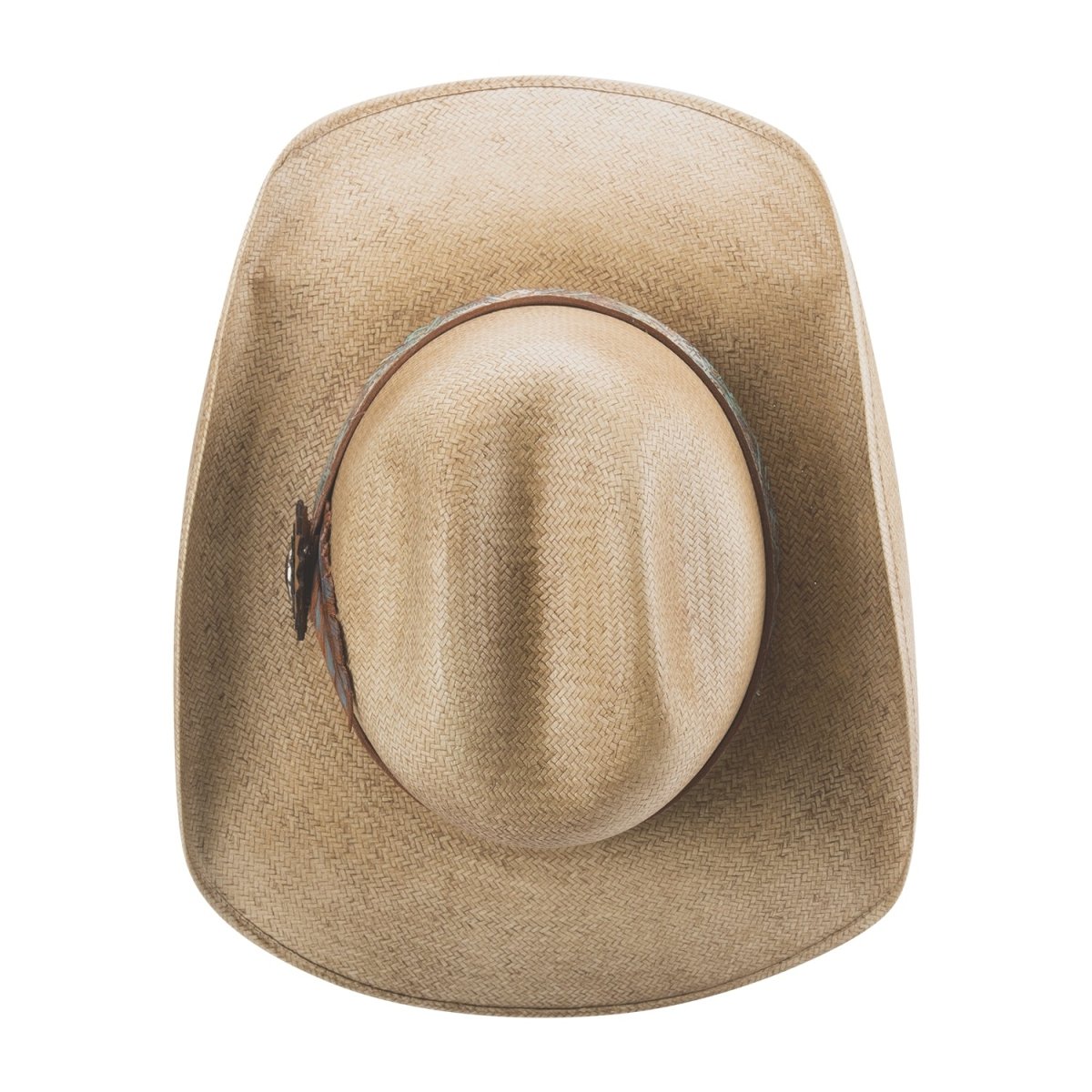 Bullhide SOUTHWEST LOVE Shantung Panama Cowboy Straw Hat - Pecan - OriginalWestern.com
