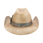 Bullhide SOUTHWEST LOVE Shantung Panama Cowboy Straw Hat - Pecan - OriginalWestern.com