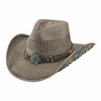 Bullhide SPIRIT OF THE WEST Genuine Panama Cowboy Straw Hat - Brown - OriginalWestern.com