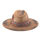 Bullhide STUCK WITH U Manhattan Straw Fedora - Pecan - OriginalWestern.com