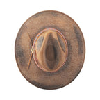 Bullhide STUCK WITH U Manhattan Straw Fedora - Pecan - OriginalWestern.com
