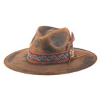 Bullhide STUCK WITH U Manhattan Straw Fedora - Pecan - OriginalWestern.com