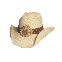 Bullhide SUNSET Braided Raffia Cowboy Straw Hat - OriginalWestern.com