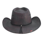 Bullhide TELL ME WHY Bangora Cowboy Straw Hat - Burgundy - OriginalWestern.com