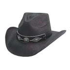 Bullhide TELL ME WHY Bangora Cowboy Straw Hat - Burgundy - OriginalWestern.com