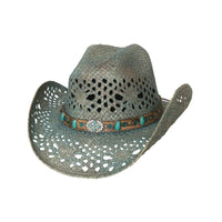 Bullhide TEMPTATIONS Toyo Straw Cowboy Hat - Blue - OriginalWestern.com