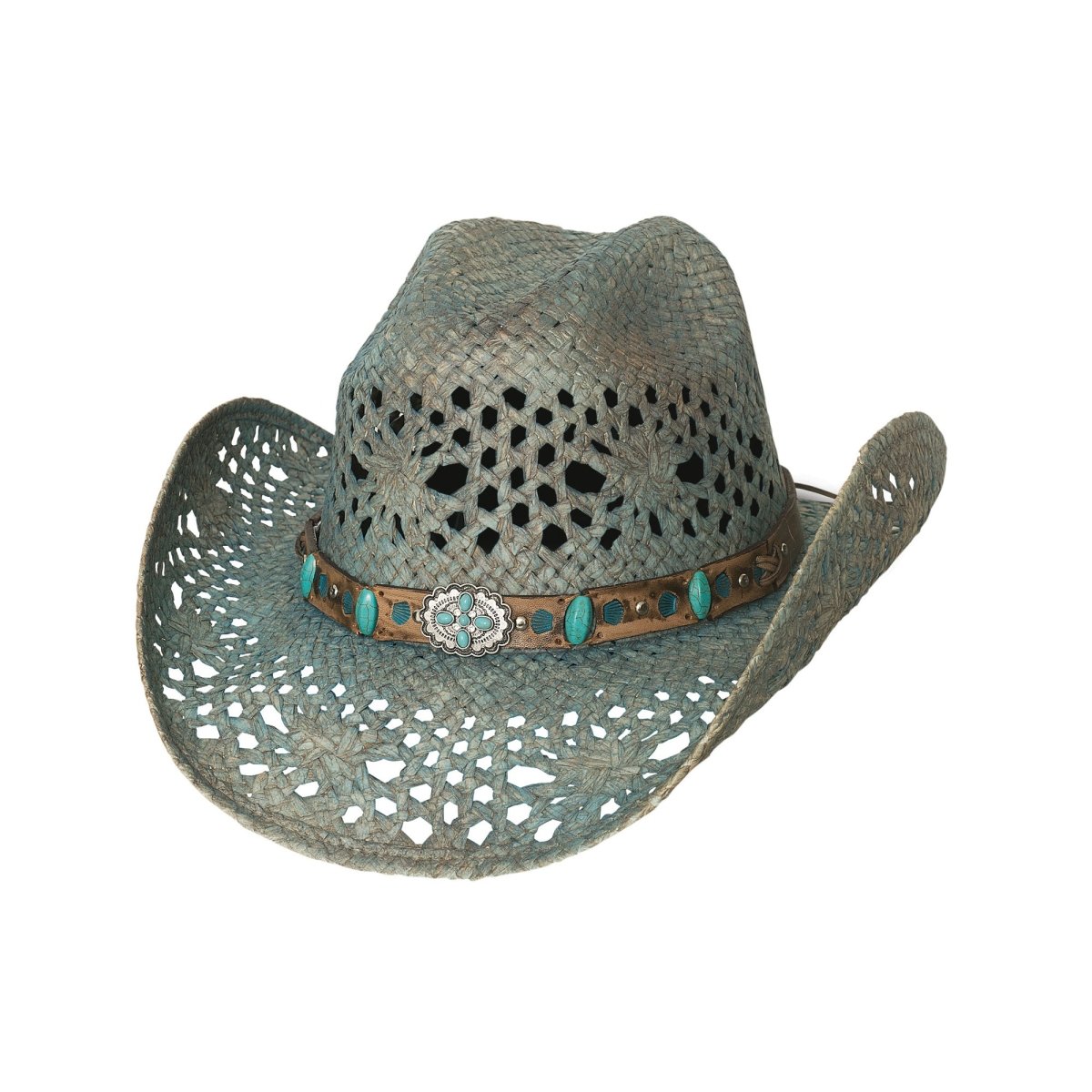 Bullhide TEMPTATIONS Toyo Straw Cowboy Hat - Blue - OriginalWestern.com