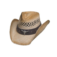 Bullhide TEXAS RANCH Raffia Cowboy Straw Hat - OriginalWestern.com