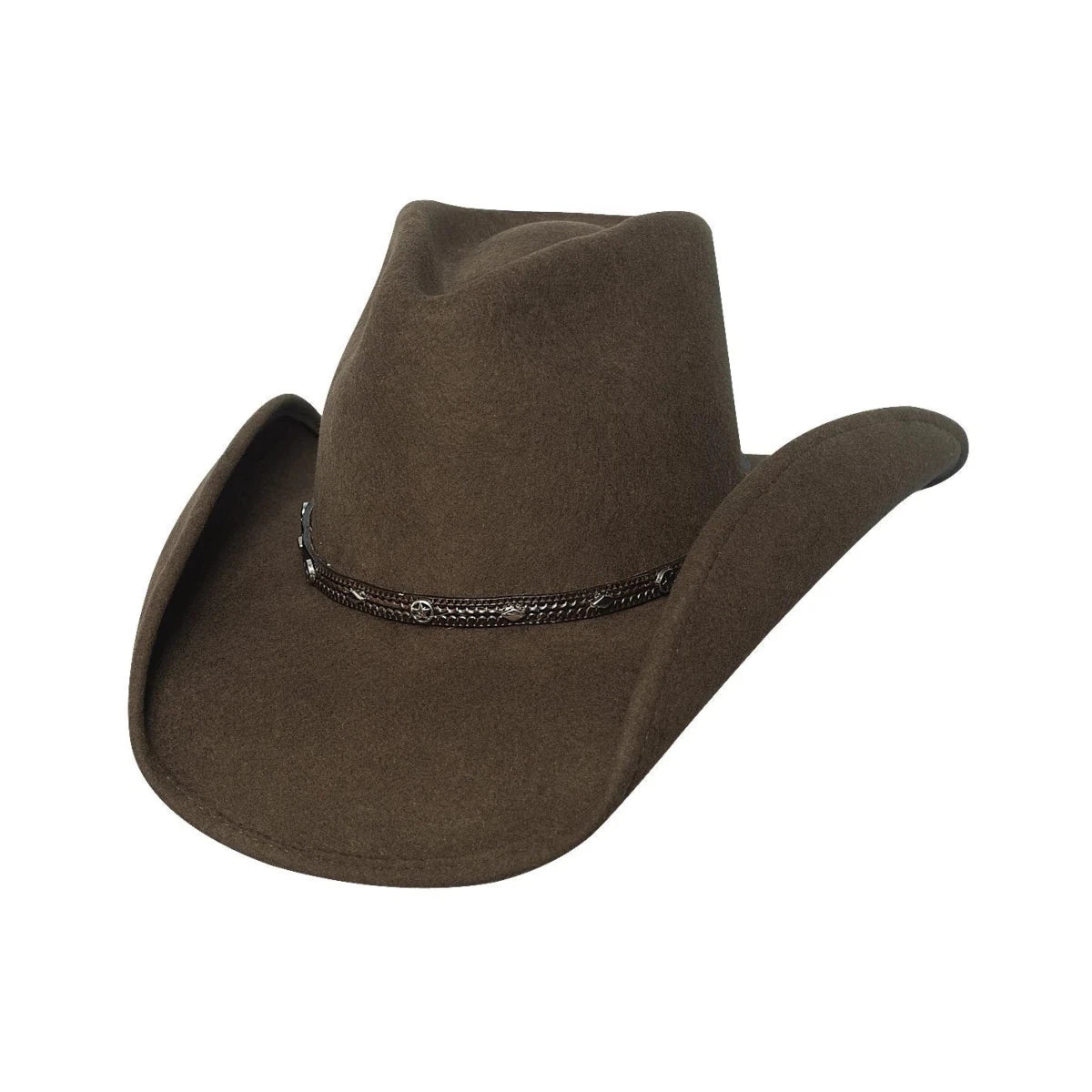 Bullhide THUNDERBIRD Brown Wool Felt Cowboy Hat 3 3/4" Brim Western - OriginalWestern.com