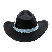 Bullhide Turning Point Black Western Cowboy Hat 0869BL Premium Wool 3 3/4"Unisex - OriginalWestern.com