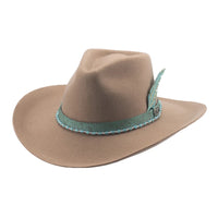 Bullhide Turning Point Khaki Western Cowboy Hat Wool Fet 3 3/4" Brim Unisex - OriginalWestern.com