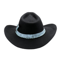 Bullhide TURNING POINT Premium Wool Felt Cowboy Hat - Black - OriginalWestern.com