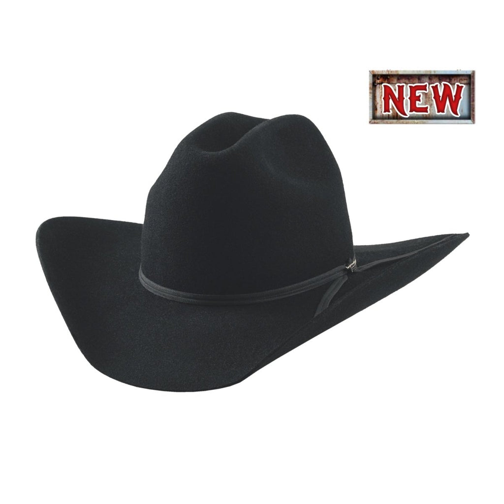 Bullhide TYLER Premium Wool Felt Cowboy Hat - Black - OriginalWestern.com