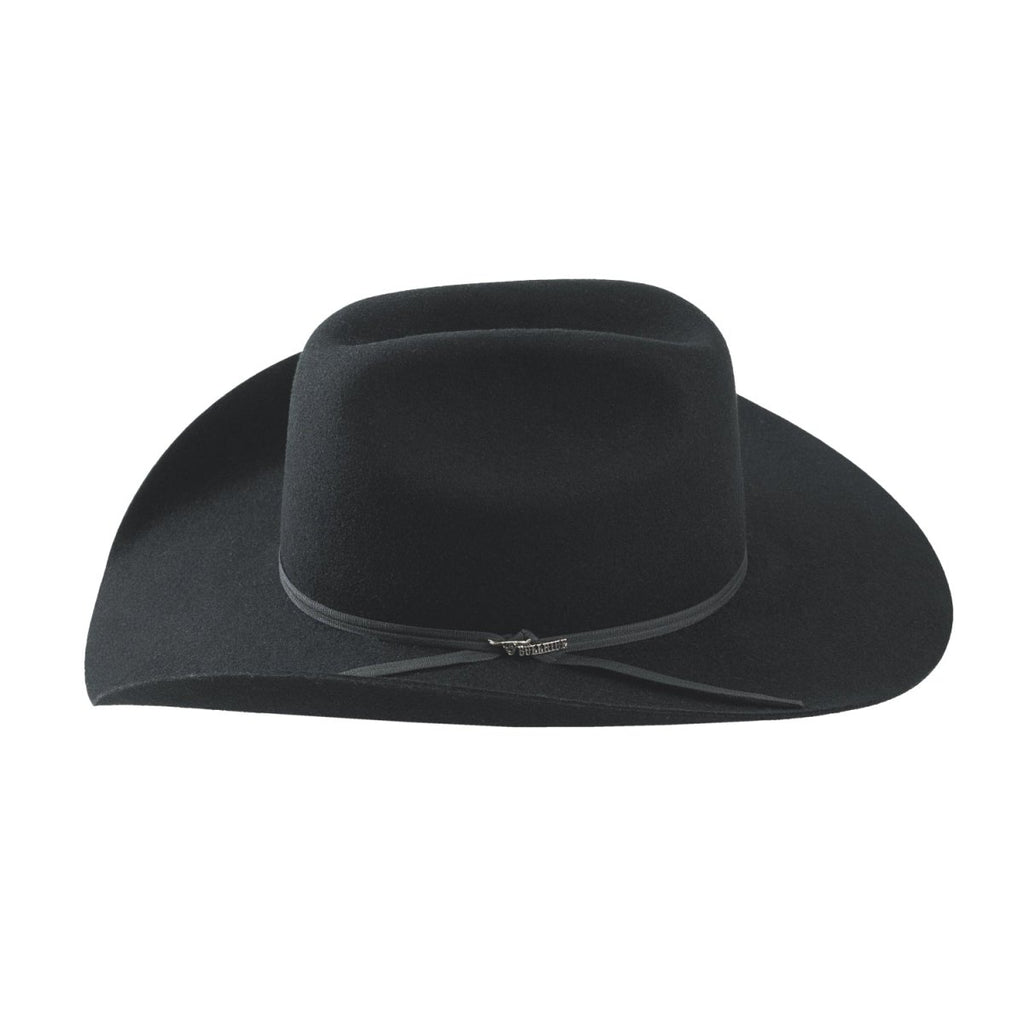 Bullhide TYLER Premium Wool Felt Cowboy Hat - Black - OriginalWestern.com
