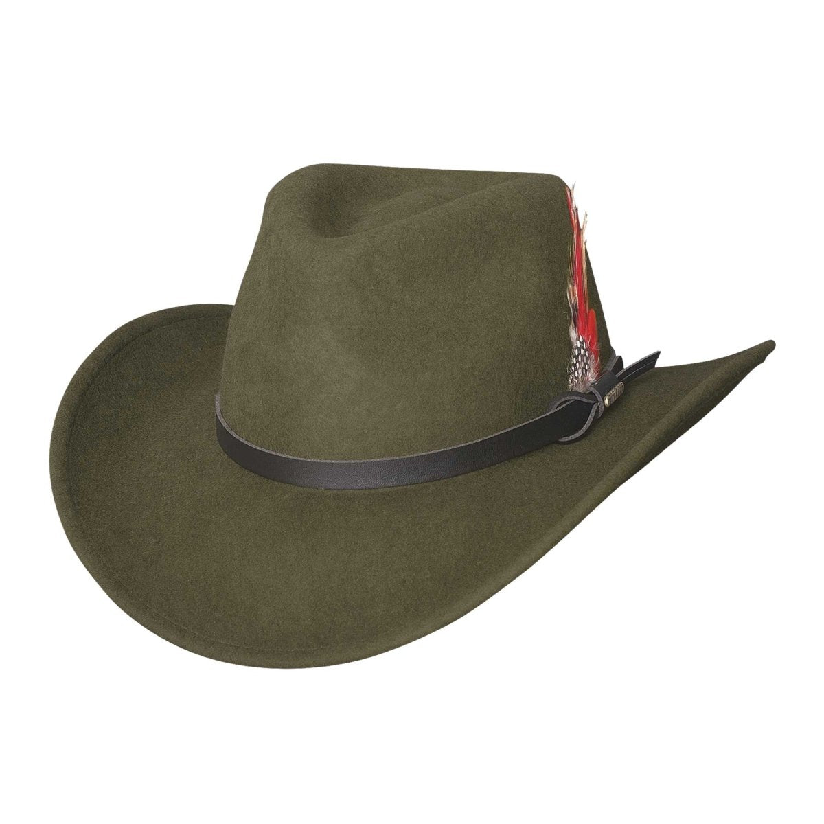 Bullhide VOYAGER Wool Felt Cowboy Hat - Olive - OriginalWestern.com
