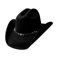Bullhide WAGONEER Black Wool Felt Cowboy Hat 3 7/8" Brim XXL Western - OriginalWestern.com