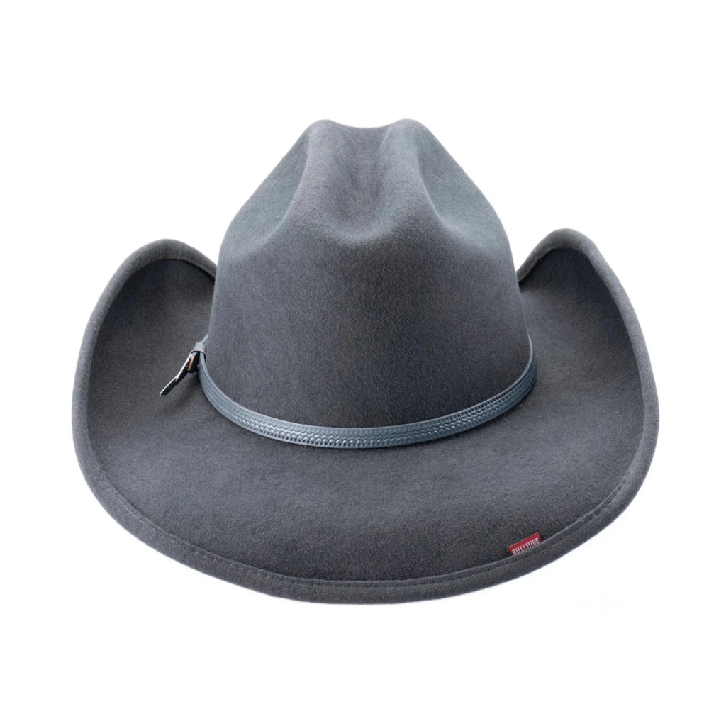 Bullhide WAGONEER Gray Wool Felt Cowboy Hat 3 3/4" Brim XXL Western - OriginalWestern.com