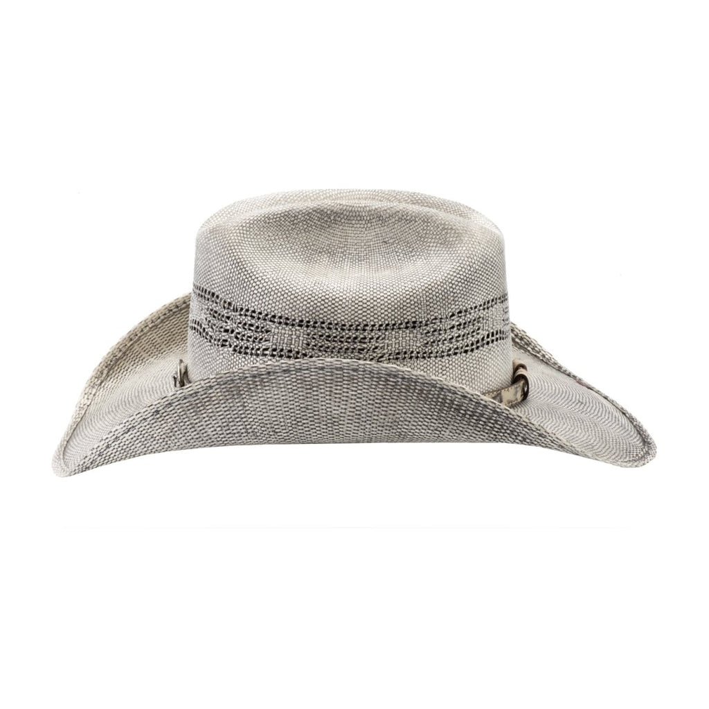 Bullhide WHIP CRACKING Bangora Cowboy Straw Hat - Black - OriginalWestern.com