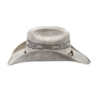 Bullhide WHIP CRACKING Bangora Cowboy Straw Hat - Black - OriginalWestern.com