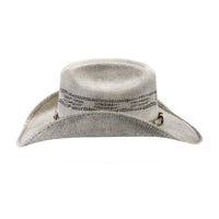 Bullhide WHIP CRACKING Bangora Cowboy Straw Hat - Black - OriginalWestern.com