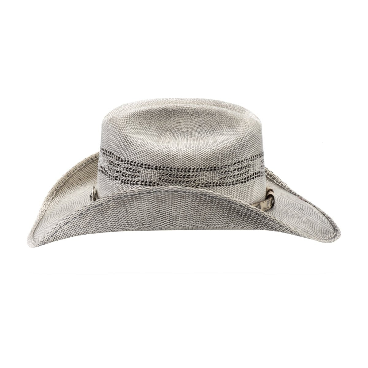 Bullhide WHIP CRACKING Bangora Cowboy Straw Hat - Black - OriginalWestern.com
