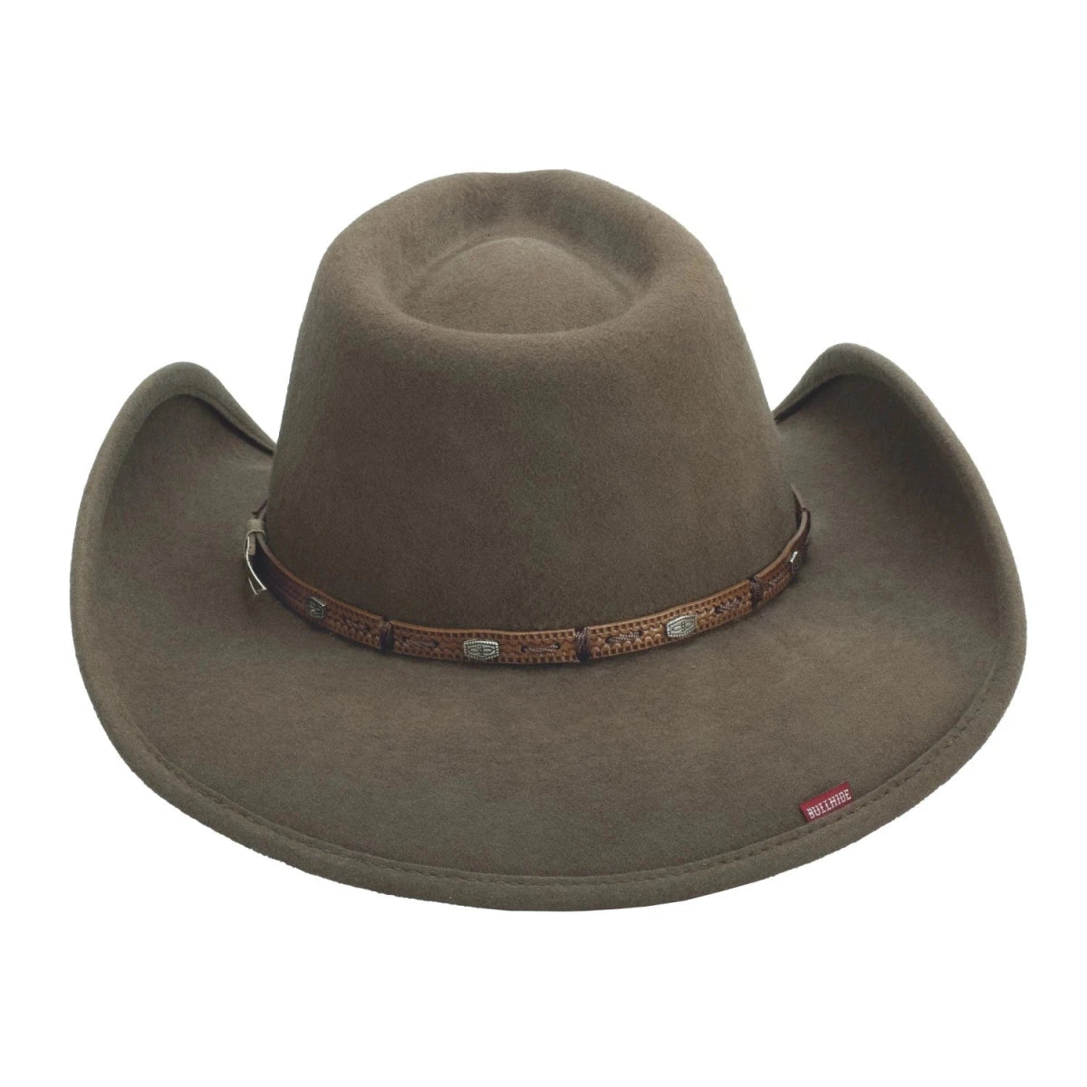 Bullhide WILD HORSE Khaki Wool Felt Cowboy Hat 3 3/4" Brim Western - OriginalWestern.com