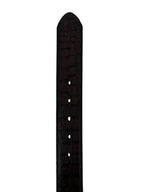 Caiman Alligator Crocodile Print Western Belt with Removable Buckle - Brown - OriginalWestern.com