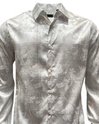 Montero - Floral Jacquard Dress Shirt White 4024
