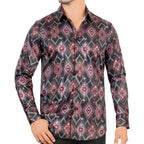 Montero - Geometric Southwestern Print Shirt, Black 0465
