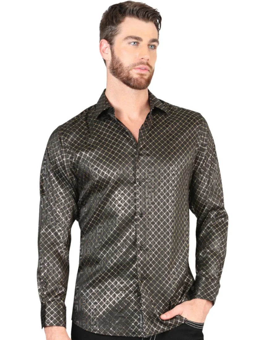 Camisa Negra De Moda El Señor De Los Cielos 44550