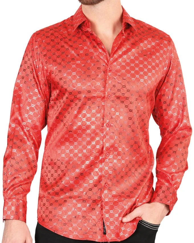 Camisa Roja Manga Larga EL Señor De Los Cielos 44577