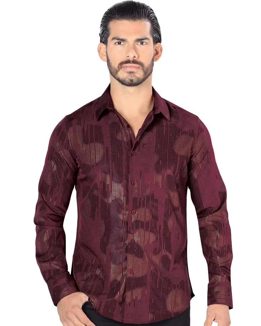 Camisa Lamasini Corte Moderno (Modern Fit) 1778 Vino